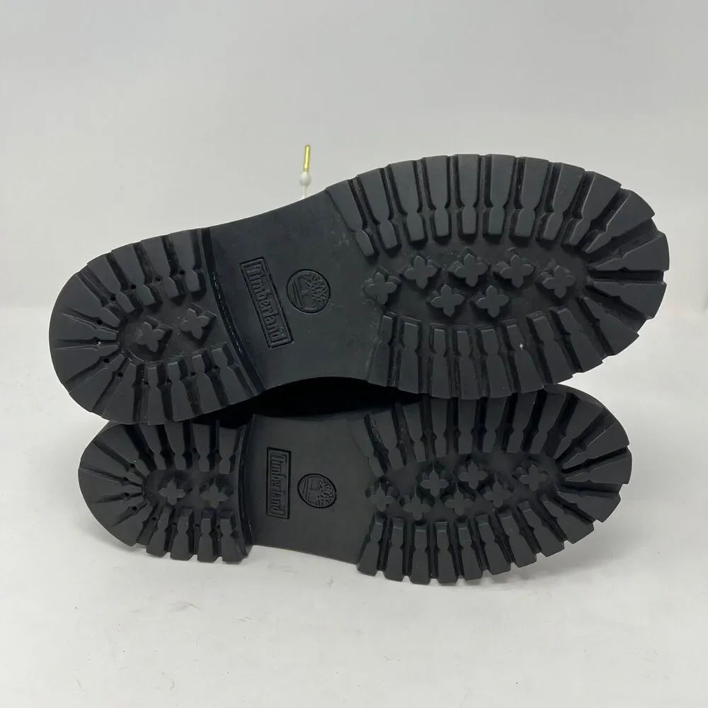 TIMBERLAND BOYS  BLACK BOOTS, SIZE 4.5 US